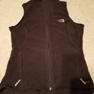 Northface womens medium black fleece vest